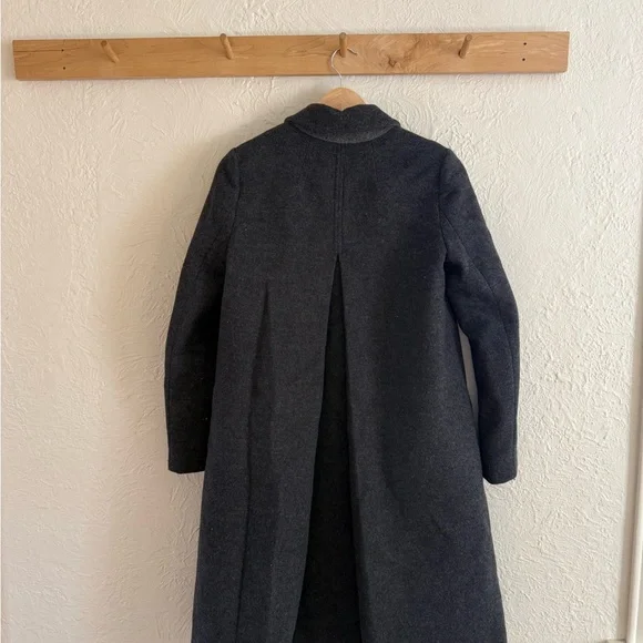 Madewell Charcoal Trench Coat - Picture 2 of 4